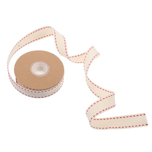 NUOBESTY Breites Band mit Gestricheltem Muster für Geschenkverpackungen Bogenherstellung Partys und Bastelbedarf Weiß Yards NUOBESTY Breites Band mit Gestricheltem Muster für Geschenkverpackungen Bogenherstellung Partys und Bastelbedarf Weiß Yards von NUOBESTY