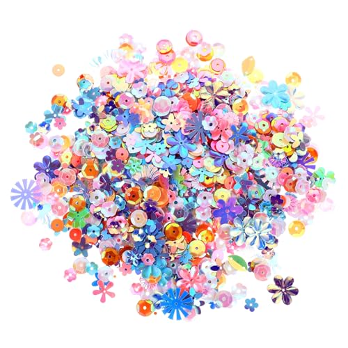 NUOBESTY Bunte Diy Epoxidharz Füllung mit Unregelmäßigen Pailletten für Schmuck und Dekoration für Kreative Projekte und Bastelarbeiten von NUOBESTY