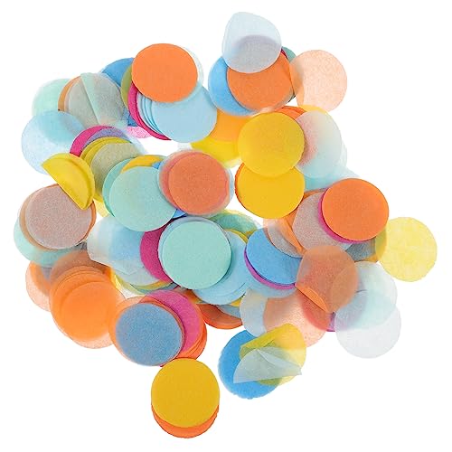 NUOBESTY Buntes Papierkonfetti Vielseitige Party Deko für Hochzeit Babyparty Geburtstag Feier Leichtes Sicheres Streudekor für Tisch Ballons und DIY Bastelideen von NUOBESTY