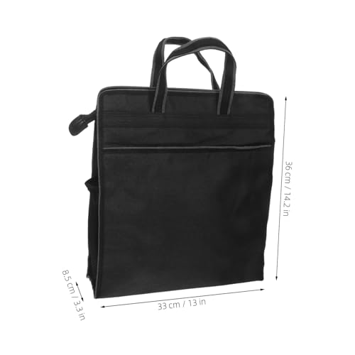 NUOBESTY Business Aktenmappe mit Ergonomischem Griff Abschließbarem Reißverschluss Hochwertigem Oxford-material Multifunktionale Tragbare Dokumententasche für Damen und im Büro NUOBESTY Business Aktenmappe mit Ergonomischem Griff Abschließbarem Reißverschluss Hochwertigem Oxford-material Multifunktionale Tragbare Dokumententasche für Damen und im Büro von NUOBESTY
