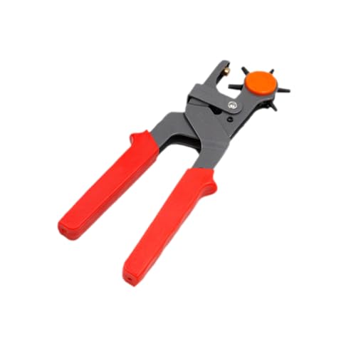 NUOBESTY Carbon Stahl Lochstanzer Handstanze Ledergürtel Lochzange mit Rutsch Griff für Gürtel Leder Canvas Kunststoff Gummi Stoff Karton NUOBESTY Carbon Stahl Lochstanzer Handstanze Ledergürtel Lochzange mit Rutsch Griff für Gürtel Leder Canvas Kunststoff Gummi Stoff Karton von NUOBESTY