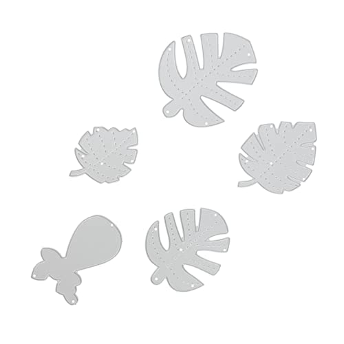 NUOBESTY Carbonstahl Stanzform für Diy Scrapbooking Prägeschablone mit Blattmotiv für Karten und Papierhandwerk Wiederverwendbar und Präzise Geschnitten NUOBESTY Carbonstahl Stanzform für Diy Scrapbooking Prägeschablone mit Blattmotiv für Karten und Papierhandwerk Wiederverwendbar und Präzise Geschnitten von NUOBESTY