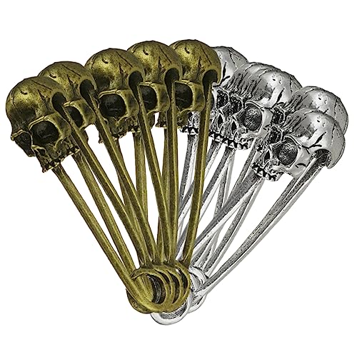 NUOBESTY Clip Kleidung Raffen Skull Anstecknadel Zum Basteln 40 STK Metall-Punk-pin Punk- Sicherheitsnadeln Schädelstifte Dekorative -anstecknadel -nähnadel -deckennadel Halloween-sicherheitsnadel NUOBESTY Clip Kleidung Raffen Skull Anstecknadel Zum Basteln 40 STK Metall-Punk-pin Punk- Sicherheitsnadeln Schädelstifte Dekorative -anstecknadel -nähnadel -deckennadel Halloween-sicherheitsnadel von NUOBESTY