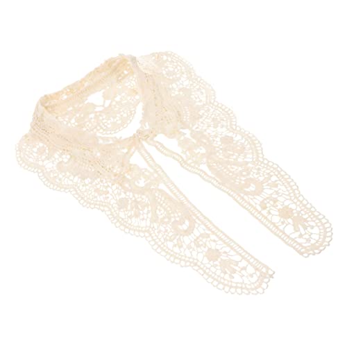 NUOBESTY DIY Bestickter Spitzenkragen mit Floraler Applikation Wasserlösliches Baumwollnetz Handgenähter Vintage Lace Kragen Modischer für Damenoberteile und DIY Kleidungsdesign NUOBESTY DIY Bestickter Spitzenkragen mit Floraler Applikation Wasserlösliches Baumwollnetz Handgenähter Vintage Lace Kragen Modischer für Damenoberteile und DIY Kleidungsdesign von NUOBESTY
