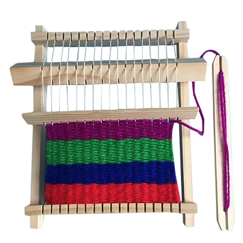 NUOBESTY DIY Holz Strickmaschine für Handgefertigtes Kreativität und Geduld für Jungen und Nachhaltige Materialien für Intellektuelle von NUOBESTY