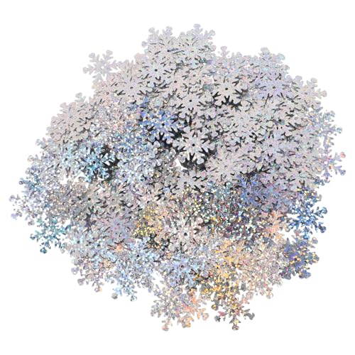 NUOBESTY Dekorationsmaterialien Mit Pailletten Weihnachtskonfetti Zum Basteln Schneeflocken Zum Basteln Tischkonfetti Urlaub Glitzer Schneeflocken-glitzer Schneemann Konfetti Silver Plastik NUOBESTY Dekorationsmaterialien Mit Pailletten Weihnachtskonfetti Zum Basteln Schneeflocken Zum Basteln Tischkonfetti Urlaub Glitzer Schneeflocken-glitzer Schneemann Konfetti Silver Plastik von NUOBESTY