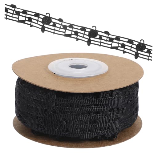 NUOBESTY Dekorativer Durchbrochener Musiknoten Ribbon für Diy Projekte Geschenkverpackungen und Partys Yards Elegantes Design für Kreative Dekorationen NUOBESTY Dekorativer Durchbrochener Musiknoten Ribbon für Diy Projekte Geschenkverpackungen und Partys Yards Elegantes Design für Kreative Dekorationen von NUOBESTY