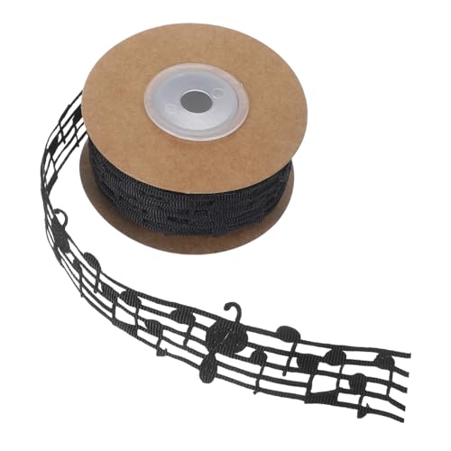 NUOBESTY Dekorativer Musiknoten Ribbon für Diy Projekte Geschenkverpackung und Musikalische Dekorationen Yards Elegantes Haltbares Design mit Klaren Notenmuster für Kreative Anlässe NUOBESTY Dekorativer Musiknoten Ribbon für Diy Projekte Geschenkverpackung und Musikalische Dekorationen Yards Elegantes Haltbares Design mit Klaren Notenmuster für Kreative Anlässe von NUOBESTY
