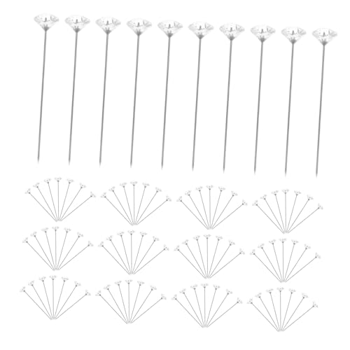 NUOBESTY Diamant Nadeln Hochzeitsstecknadeln für Blumensträuße DIY Schmuck und Handwerk für Brautfrisuren und Blumenarrangements NUOBESTY Diamant Nadeln Hochzeitsstecknadeln für Blumensträuße DIY Schmuck und Handwerk für Brautfrisuren und Blumenarrangements von NUOBESTY