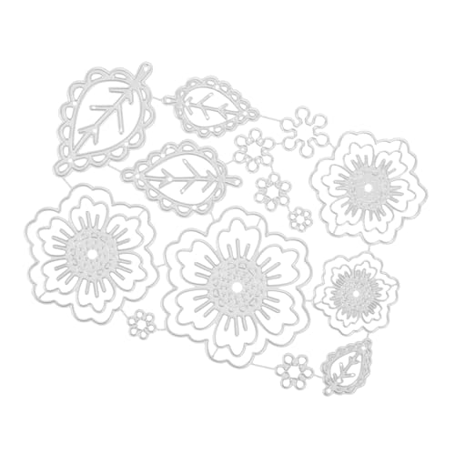 NUOBESTY Diy Blumen und Schneidform Metall Präzise Stanzform für Scrapbooking Bastelprojekte Wiederverwendbar und Langlebig für Fotobücher und Hochzeitseinladungen NUOBESTY Diy Blumen und Schneidform Metall Präzise Stanzform für Scrapbooking Bastelprojekte Wiederverwendbar und Langlebig für Fotobücher und Hochzeitseinladungen von NUOBESTY