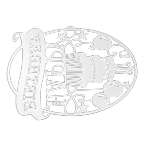 NUOBESTY Diy Geburtstagskarten Stanzform Schablone für Kartenherstellung und Bastelprojekte Carbonstahl Einfach zu Bedienen Fördert Kreativität und Geschicklichkeit NUOBESTY Diy Geburtstagskarten Stanzform Schablone für Kartenherstellung und Bastelprojekte Carbonstahl Einfach zu Bedienen Fördert Kreativität und Geschicklichkeit von NUOBESTY
