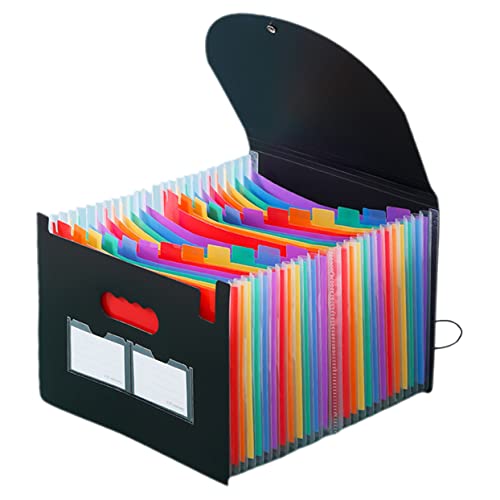 NUOBESTY Dokumentenmappe mit Fächern Bunte Aktenordner mit Deckel Großer Dokumentenorganizer für Schule Büro und Zuhause Leicht zu Reinigen und Tragbar NUOBESTY Dokumentenmappe mit Fächern Bunte Aktenordner mit Deckel Großer Dokumentenorganizer für Schule Büro und Zuhause Leicht zu Reinigen und Tragbar von NUOBESTY