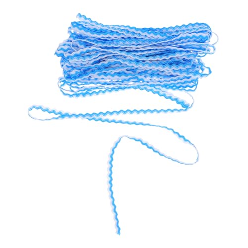 NUOBESTY Doppelseitiges Wellenband Breit Zweifarbiges Wellenbesatzband für Kleidung Gardinen Polster Diy Bastelarbeiten Weiches Hautfreundliches Dekorationsband NUOBESTY Doppelseitiges Wellenband Breit Zweifarbiges Wellenbesatzband für Kleidung Gardinen Polster Diy Bastelarbeiten Weiches Hautfreundliches Dekorationsband von NUOBESTY