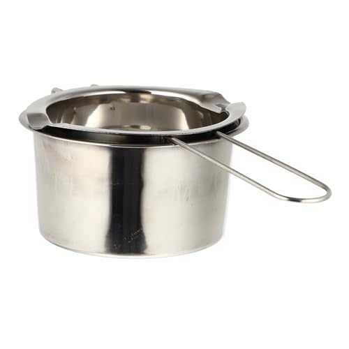 NUOBESTY Edelstahl Wachsschmelztopf mit Langem Griff Hitzebeständiger Schmelzbehälter für DIY Seifen Kerzenherstellung Sicherer Handgriff Vielseitig Einsetzbar für Handwerksbedarf zu Hause NUOBESTY Edelstahl Wachsschmelztopf mit Langem Griff Hitzebeständiger Schmelzbehälter für DIY Seifen Kerzenherstellung Sicherer Handgriff Vielseitig Einsetzbar für Handwerksbedarf zu Hause von NUOBESTY