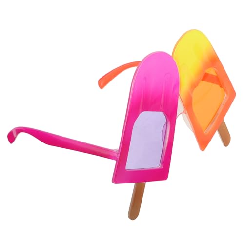 NUOBESTY Eiscreme Design Party Sonnenbrille Lustige Fotorequisite für Geburtstagsfeiern und Sommerpartys Bunte Kunststoffbrille mit Glatten Kanten für Erwachsene und Einzigartiges NUOBESTY Eiscreme Design Party Sonnenbrille Lustige Fotorequisite für Geburtstagsfeiern und Sommerpartys Bunte Kunststoffbrille mit Glatten Kanten für Erwachsene und Einzigartiges von NUOBESTY