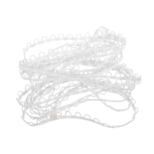 NUOBESTY Elastischer Knopfschlaufenbesatz: 5 Meter Dekoratives Spitzenband Für Nähprojekte, Brautkleid-accessoires, Diy-bastelbedarf, Kleidungsstücke NUOBESTY Elastischer Knopfschlaufenbesatz: 5 Meter Dekoratives Spitzenband Für Nähprojekte, Brautkleid-accessoires, Diy-bastelbedarf, Kleidungsstücke von NUOBESTY