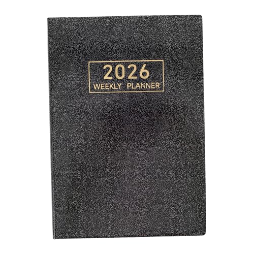 NUOBESTY Englischer Planer Notizbuch Kalender 2026 Tages Und Monatsplaner Kleiner Wochenplaner Wochenplaner Notizblock Budgetplaner 2026 Lehrerplaner 2026 Planerbuch Schwarzes NUOBESTY Englischer Planer Notizbuch Kalender 2026 Tages Und Monatsplaner Kleiner Wochenplaner Wochenplaner Notizblock Budgetplaner 2026 Lehrerplaner 2026 Planerbuch Schwarzes von NUOBESTY