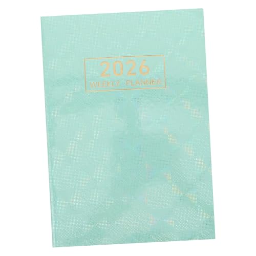 NUOBESTY Englischer Planer Tagesnotizbuch Budget Notizbuch 2026 Kalender Studentenplaner 2026 Kalender Notizbuch 2026 Notizbuchplaner Budgetplaner 2026 Taschenkalender 2026 von NUOBESTY
