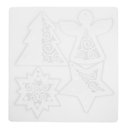 NUOBESTY Epoxidharz-Anhängerform – Engel-Anhänger, Schmuckanhänger, Weihnachtsschmuck, Halskette, Schlüsselanhänger, Charm-Form für DIY NUOBESTY Epoxidharz-Anhängerform – Engel-Anhänger, Schmuckanhänger, Weihnachtsschmuck, Halskette, Schlüsselanhänger, Charm-Form für DIY von NUOBESTY