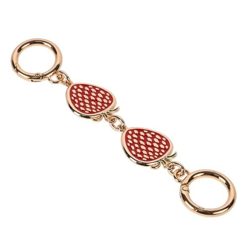 NUOBESTY Erdbeer Taschenkettenverlängerung Riemenverlängerung Handtaschen Ersatzkette Leichtes Praktisches Zubehör für Damen Clutch und Schultertaschen von NUOBESTY