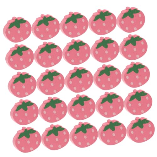 NUOBESTY Erdbeere Design Holzknöpfe 22 * 17mm Nähen Kleidung Schuhe Zubehör Set Zufällige Farbe NUOBESTY Erdbeere Design Holzknöpfe 22 * 17mm Nähen Kleidung Schuhe Zubehör Set Zufällige Farbe von NUOBESTY
