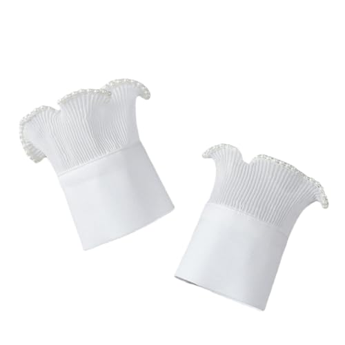 NUOBESTY Falsche Manschetten mit Perlenbesatz Abnehmbare Bouffant Spitzen Armbänder für Damen Verstellbare Atmungsaktive Fake Ärmel Accessoires für Hochzeitskleider und Kostüme NUOBESTY Falsche Manschetten mit Perlenbesatz Abnehmbare Bouffant Spitzen Armbänder für Damen Verstellbare Atmungsaktive Fake Ärmel Accessoires für Hochzeitskleider und Kostüme von NUOBESTY