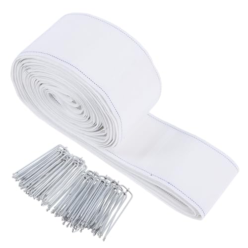 NUOBESTY Faltenband mit Haken für Diy Pinch Falten Projekte Zuverlässige Metallhaken für Langlebige Vorhänge für Wohn und Schlafzimmer NUOBESTY Faltenband mit Haken für Diy Pinch Falten Projekte Zuverlässige Metallhaken für Langlebige Vorhänge für Wohn und Schlafzimmer von NUOBESTY