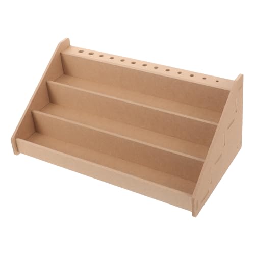 NUOBESTY Farb- Und Pinselhalter-gestell Acrylfarbenhalter Holz-aufbewahrungssystem Farborganisatoren Für Farbflaschen NUOBESTY Farb- Und Pinselhalter-gestell Acrylfarbenhalter Holz-aufbewahrungssystem Farborganisatoren Für Farbflaschen von NUOBESTY