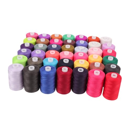 NUOBESTY Farbige Nähgarn-spulen Yards Polyester Nähfaden für Nähmaschine Handnähen DIY Reparaturen Kreative Projekte Heimwerker von NUOBESTY