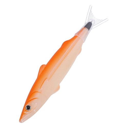 NUOBESTY Fischballstift kreativer Fischballpoint Pen gesalzener Fischformballpoint Stift Fisch Kugelschreiber Tierform Kugelschreiber dekorative Stifte Tintenstifte für das Büro Plastik NUOBESTY Fischballstift kreativer Fischballpoint Pen gesalzener Fischformballpoint Stift Fisch Kugelschreiber Tierform Kugelschreiber dekorative Stifte Tintenstifte für das Büro Plastik von NUOBESTY
