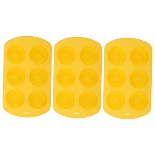 NUOBESTY Flexible Silikonformen 3er-pack Zitronenscheibenformen Für Duftkerzenseife NUOBESTY Flexible Silikonformen 3er-pack Zitronenscheibenformen Für Duftkerzenseife von NUOBESTY
