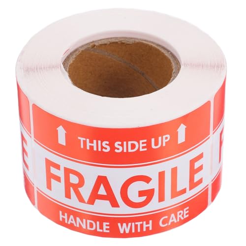 NUOBESTY Fragile Sticker Selbstklebende Warnetiketten für Sicheren Versand Zerbrechlich Aufkleber für Sorgfältige Handhabung Versandetiketten für Transport und Lagerung NUOBESTY Fragile Sticker Selbstklebende Warnetiketten für Sicheren Versand Zerbrechlich Aufkleber für Sorgfältige Handhabung Versandetiketten für Transport und Lagerung von NUOBESTY