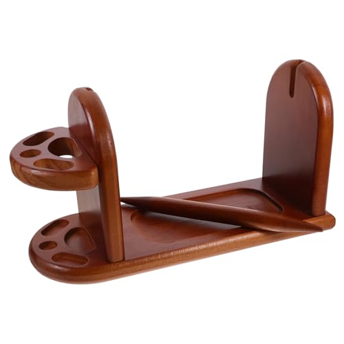 NUOBESTY Garnhalter Holz für Stricken und Häkeln Praktischer Fadenorganizer mit Stabiler Konstruktion für Zuhause und Handarbeitsprojekte von NUOBESTY