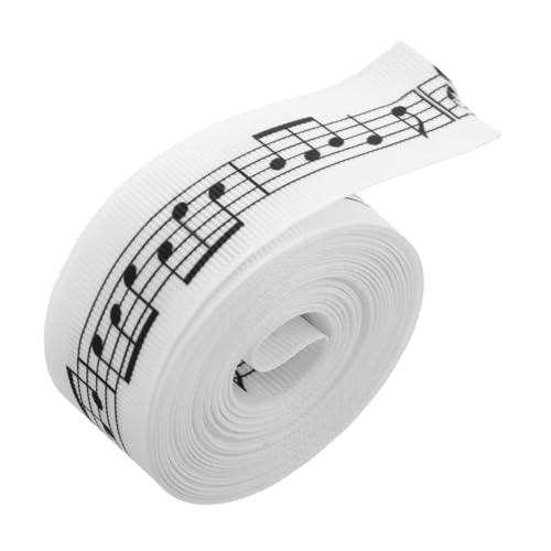 NUOBESTY Geschenkband mit Musiknoten Yards Satinband für Geschenkverpackungen Geburtstags und Weihnachtsdekorationen Vielseitig Einsetzbar für Partys und Besondere Anlässe NUOBESTY Geschenkband mit Musiknoten Yards Satinband für Geschenkverpackungen Geburtstags und Weihnachtsdekorationen Vielseitig Einsetzbar für Partys und Besondere Anlässe von NUOBESTY
