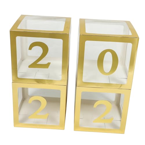 NUOBESTY Graduation Balloon Box mit Dekorationsbox für Party Goldene Box für Abschlussfeier Fotorequisiten Langlebig und Vielseitig für Festliche Anlässe NUOBESTY Graduation Balloon Box mit Dekorationsbox für Party Goldene Box für Abschlussfeier Fotorequisiten Langlebig und Vielseitig für Festliche Anlässe von NUOBESTY