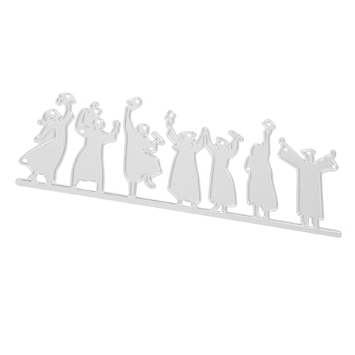 NUOBESTY Graduation Metall Schneide Die Diy Scrapbooking Stanzform für Karten Geeignet für Bastelprojekte Langlebig und Wiederverwendbar für Kreative Abschlussdesigns NUOBESTY Graduation Metall Schneide Die Diy Scrapbooking Stanzform für Karten Geeignet für Bastelprojekte Langlebig und Wiederverwendbar für Kreative Abschlussdesigns von NUOBESTY
