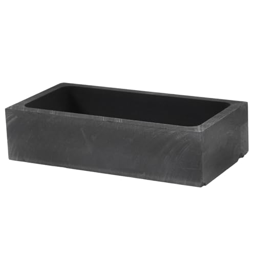 NUOBESTY Graphit Gussform Ingot Mold aus Hochreinem Graphit Wärmeleitfähig Schlagfest für Schmelzen und Gießen von Metallen Geeignet für Labor und Wissenschaftliche Bildung von NUOBESTY