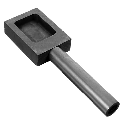 NUOBESTY Graphit Gussform für Gold und Silber Graphit Schmelztiegel für Metallguss für Kleine Volumenschmelzen Vielseitig Einsetzbar und Einfach zu Handhaben von NUOBESTY