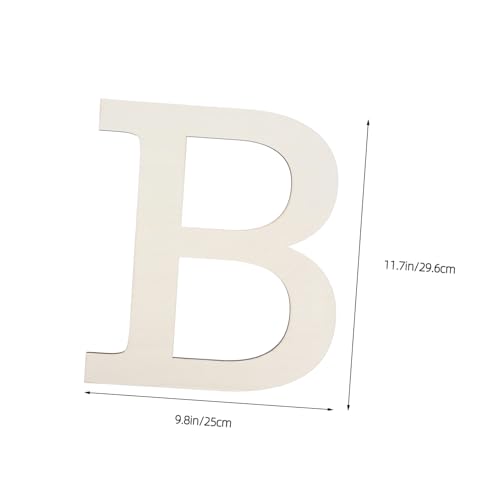 NUOBESTY Großer Holzbuchstabe B Unbearbeitet für Wanddekoration Diy Bastelprojekte Stilvolle für Kinderzimmer und Partys NUOBESTY Großer Holzbuchstabe B Unbearbeitet für Wanddekoration Diy Bastelprojekte Stilvolle für Kinderzimmer und Partys von NUOBESTY