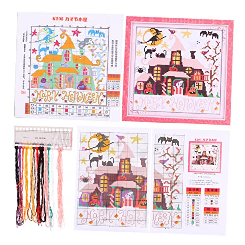 NUOBESTY Halloween Cottage Kreuzstich Korbboden Zum Häkeln Häkelnadeltasche Sticksets Näh Und Bastelzubehör Reifen Häkel Aufbewahrungstaschen Für Frauen Baumwolle NUOBESTY Halloween Cottage Kreuzstich Korbboden Zum Häkeln Häkelnadeltasche Sticksets Näh Und Bastelzubehör Reifen Häkel Aufbewahrungstaschen Für Frauen Baumwolle von NUOBESTY