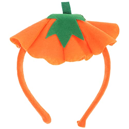 NUOBESTY Halloween-Kürbis-Stirnband – Süßes Orangefarbenes Haarband Als Kürbis-Kostüm-Accessoire Für Kostümpartys Cosplay Und Herbstfeste von NUOBESTY
