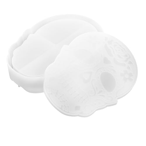 NUOBESTY Halloween Silikonform Schädelbox Diy Gießform für Handgemachte Bastelarbeiten Wiederverwendbar für Dekoration und Aufbewahrung Geeignet für Epoxidharz und Kreative Projekte NUOBESTY Halloween Silikonform Schädelbox Diy Gießform für Handgemachte Bastelarbeiten Wiederverwendbar für Dekoration und Aufbewahrung Geeignet für Epoxidharz und Kreative Projekte von NUOBESTY
