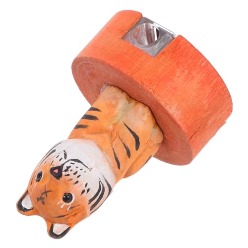 NUOBESTY Handgefertigter Holz-Handspitzer Tigerform Realistisches Design Tragbar und Langlebig Kindgerechte Manuelle Schulbleistiftspitzer für Schule Zuhause Reise Praktisches und NUOBESTY Handgefertigter Holz-Handspitzer Tigerform Realistisches Design Tragbar und Langlebig Kindgerechte Manuelle Schulbleistiftspitzer für Schule Zuhause Reise Praktisches und von NUOBESTY