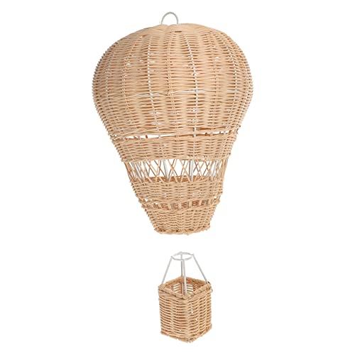 NUOBESTY Handgefertigter Rattan Heißluftballon Ornament Hängende Deko Für Kinderzimmer Raumgestaltung Für Partys Hochzeiten Und Besondere Anlässe Romantische NUOBESTY Handgefertigter Rattan Heißluftballon Ornament Hängende Deko Für Kinderzimmer Raumgestaltung Für Partys Hochzeiten Und Besondere Anlässe Romantische von NUOBESTY