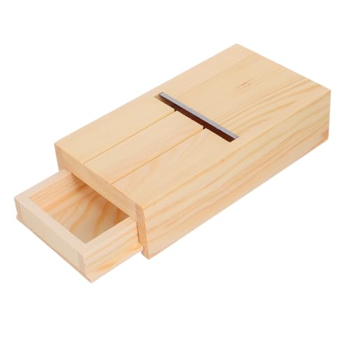 NUOBESTY Handmade Soap Beveler Cutter mit Schublade Holzwerkzeug für Trimmen Glätten und Schneiden von Seifen Kerzen Verstellbare Schnittstärke für Kreative Seifenherstellung NUOBESTY Handmade Soap Beveler Cutter mit Schublade Holzwerkzeug für Trimmen Glätten und Schneiden von Seifen Kerzen Verstellbare Schnittstärke für Kreative Seifenherstellung von NUOBESTY