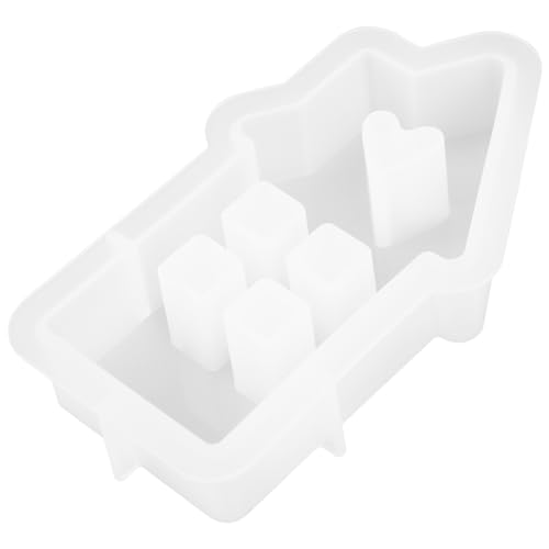 NUOBESTY Hausförmige Silikonform für Diy Kerzen Flexible und Wiederverwendbare Gießform für Duftende Kerzen und Handwerksprojekte für Bastelarbeiten und NUOBESTY Hausförmige Silikonform für Diy Kerzen Flexible und Wiederverwendbare Gießform für Duftende Kerzen und Handwerksprojekte für Bastelarbeiten und von NUOBESTY