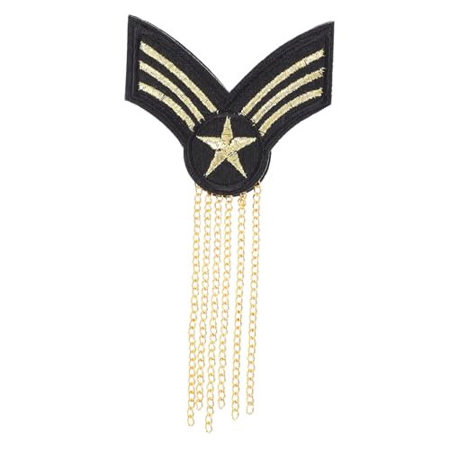 NUOBESTY Herren Schulterabzeichen mit Eleganten Quasten Mehrlagige Englische Epaulette aus Robustem Eisen und Stickerei Modisches Leichtes Schulterbrett für Kostüme und Uniformen Einfach NUOBESTY Herren Schulterabzeichen mit Eleganten Quasten Mehrlagige Englische Epaulette aus Robustem Eisen und Stickerei Modisches Leichtes Schulterbrett für Kostüme und Uniformen Einfach von NUOBESTY