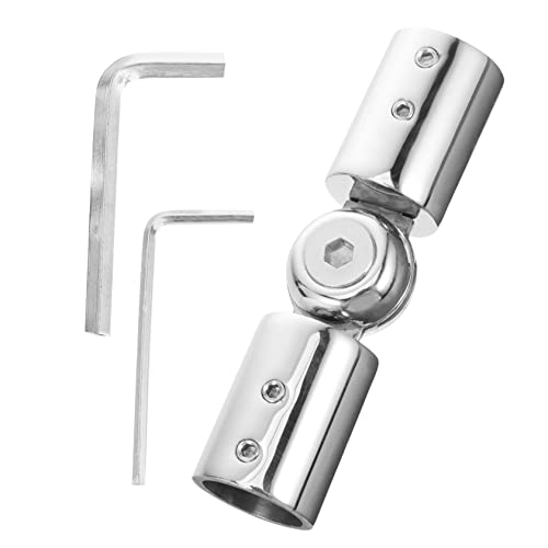 NUOBESTY Hinged Elbow Connector aus Edelstahl Verstellbarer Eckverbinder für Gardinenstangen Flexible Anpassung Robuste Konstruktion aus Zinklegierung für Fensterdekoration NUOBESTY Hinged Elbow Connector aus Edelstahl Verstellbarer Eckverbinder für Gardinenstangen Flexible Anpassung Robuste Konstruktion aus Zinklegierung für Fensterdekoration von NUOBESTY