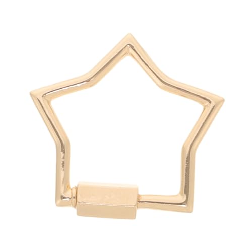 NUOBESTY Hochwertiger Fünfzack Stern Karabiner Verschluss für Schmuck Diy und Schlüsselanhänger Langlebig mit Glatter Oberfläche und Praktischem Schraubverschluss NUOBESTY Hochwertiger Fünfzack Stern Karabiner Verschluss für Schmuck Diy und Schlüsselanhänger Langlebig mit Glatter Oberfläche und Praktischem Schraubverschluss von NUOBESTY