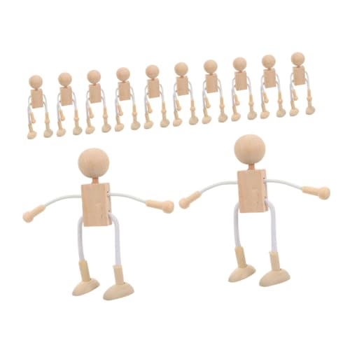 NUOBESTY Holz Cartoon Puppe Hölzerne Cartoon-Puppen Hölzerne Menschen Geformte Puppen Holzfigur Zur Dekoration Modellspielzeug Aus Holzfiguren Kunsthandwerk Aus Holz Leere Holzpuppe Beige NUOBESTY Holz Cartoon Puppe Hölzerne Cartoon-Puppen Hölzerne Menschen Geformte Puppen Holzfigur Zur Dekoration Modellspielzeug Aus Holzfiguren Kunsthandwerk Aus Holz Leere Holzpuppe Beige von NUOBESTY